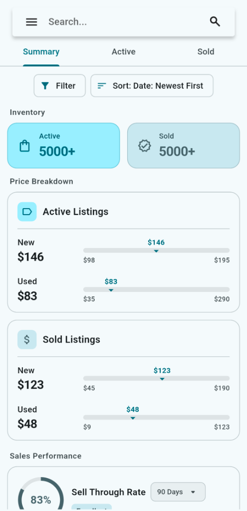 Posh Pricer Inventory Analytics